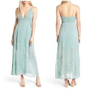 ASTR the label Women's Wrap Maxi Dress Size Small